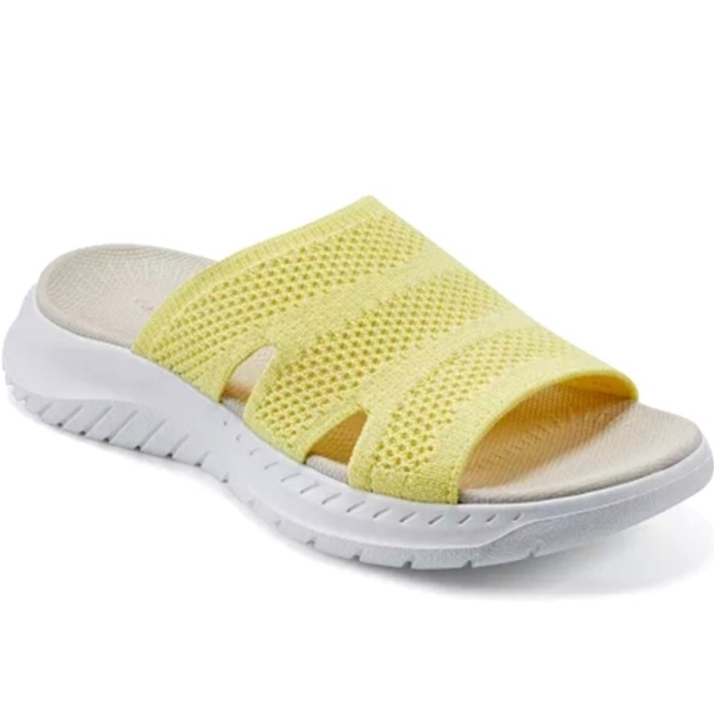 Easy Spirit Women's Yellow Slide Sandals size 7 New with stickers but tried on
